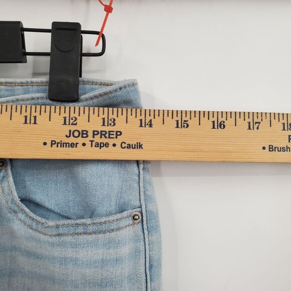 Levi's 711 Skinny Jeans Denim Pants Women Size 26 NWT Light Blue Wash Raw Hem - Picture 12 of 14